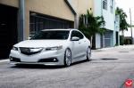 Acura TLX by Pembroke Pines on Vossen Wheels 2014 года